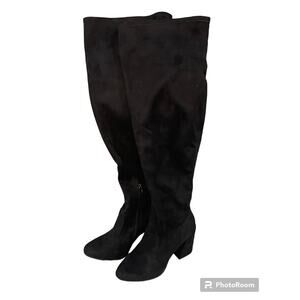 Jessica Simpson Womens Brixten Faux Suede Tall Over-The-Knee Boots Size 8.5
